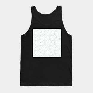 Simple Triangles in Blues and Greens Tank Top